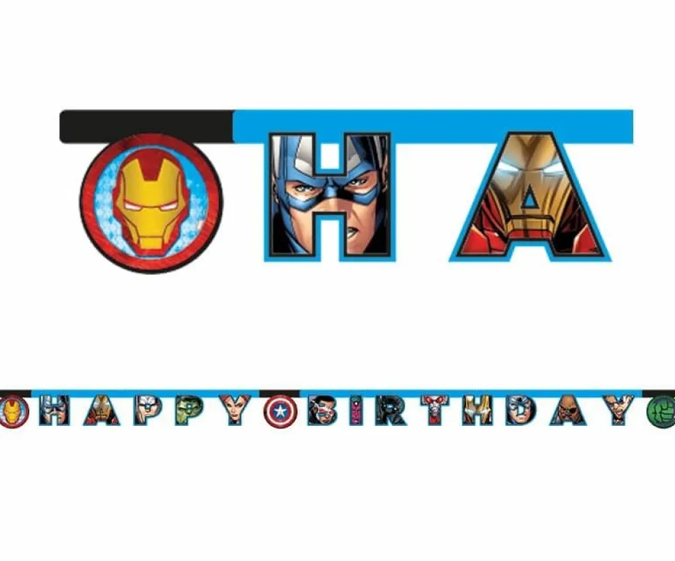 Avengers Happy Birthday Girlander