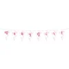 Baby Girl Rosa Skyer Babyshower vimpelrekke, 2m