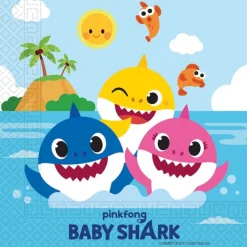Baby Shark Servietter, 20 stk