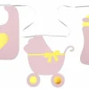 Baby Shower Banner Rosa, 20cm x 5m
