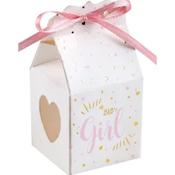 Baby Shower Liten Gaveeske Rosa, 6 stk