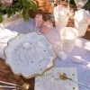 Baby Shower Pappkopper Rosa, 10 stk