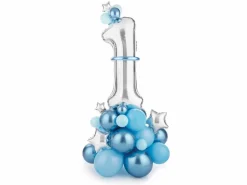 Ballongdekorasjon 1 år Blå