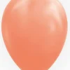 Ballonger Ensfarget Fersken, 25 stk