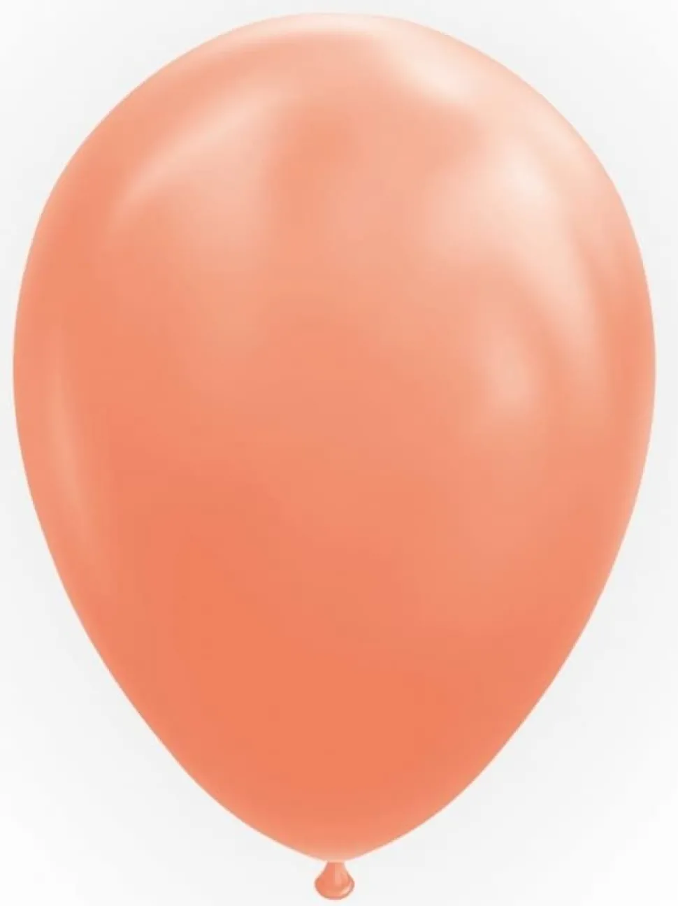 Ballonger Ensfarget Fersken, 25 stk