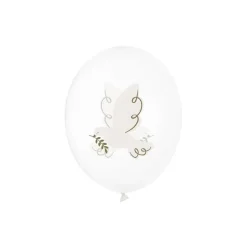 Ballonger med duer, 6 stk.