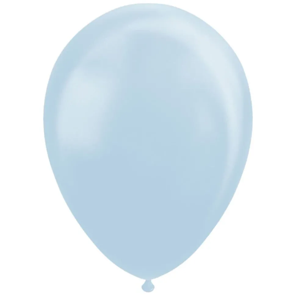 Ballonger Perlende Lyseblå, 30 cm, 10 stk