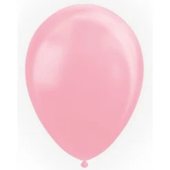 Ballonger Perlende Lyserosa, 30 cm, 10 stk