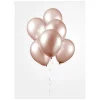 Ballonger Perlende Rosegull, 30 cm, 10 stk