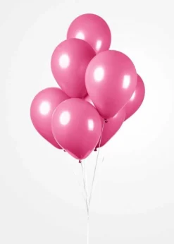 Ballonger Rosa, 30 cm, 10 stk
