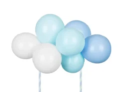 Ballong kaketopp blå