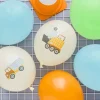 Ballongpakke Byggeplass, 30 cm, 6 stk