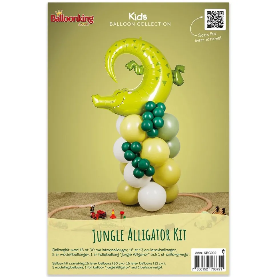 Ballongsøyle Kit, Alligator