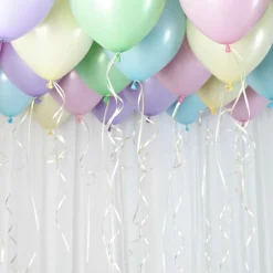 Ballongtak Kit Pastell, 30 ballonger og bånd