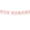Banner Happy Birthday Rosa, 175 x 15 cm