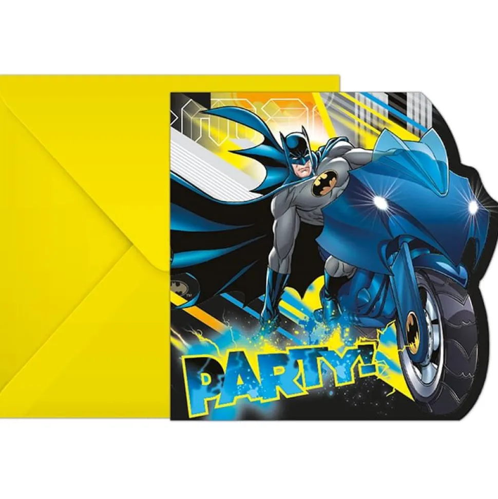 Batman Invitasjoner 6 stk
