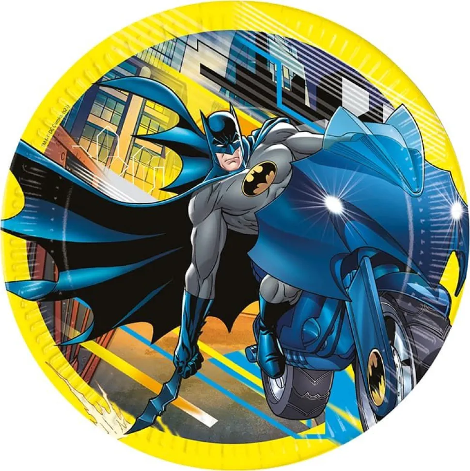 Batman Tallerkener 8 stk