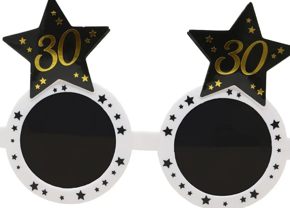 Bursdag Stjerne Briller 30