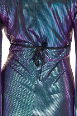 Catsuit Disco Lilla og Blå