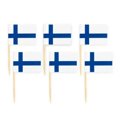 Cocktailflagg Finland, 50 stk