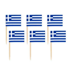 Cocktailflagg Hellas, 50 stk