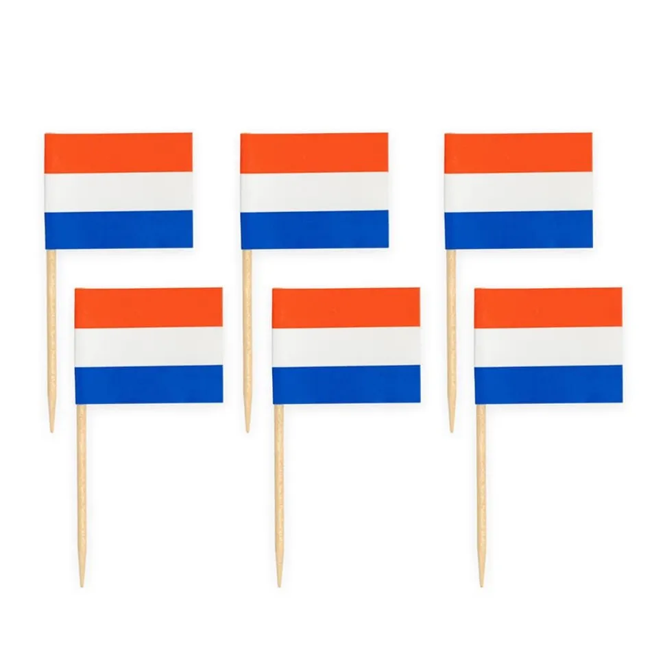 Cocktailflagg Nederland, 50 stk