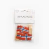 Cocktailflagg Norge, 50 stk