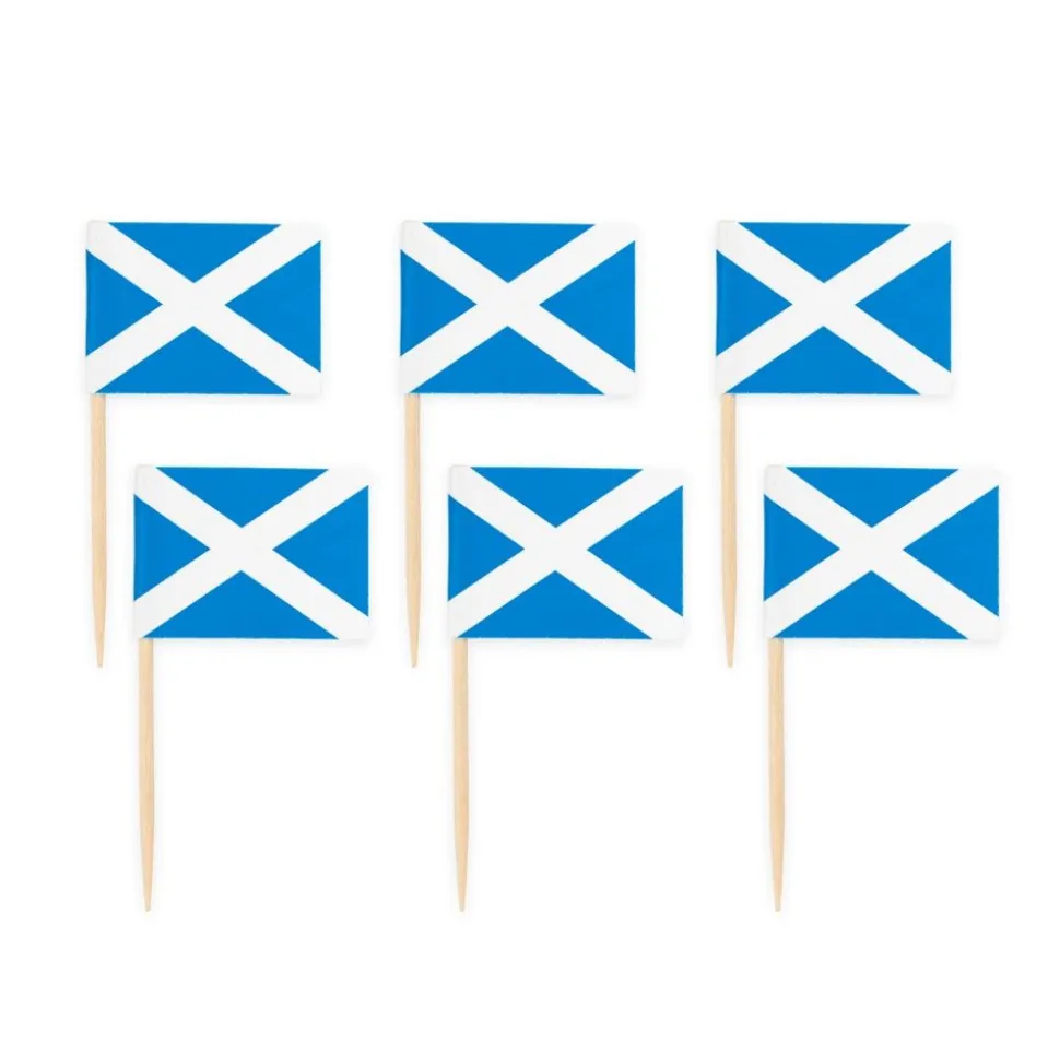 Cocktailflagg Skottland 50 stk