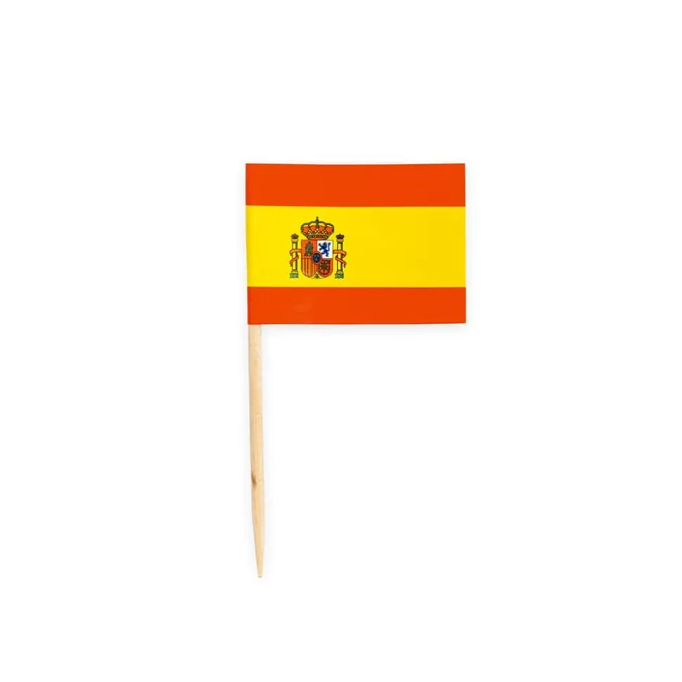 Cocktailflagg Spania, 50 stk