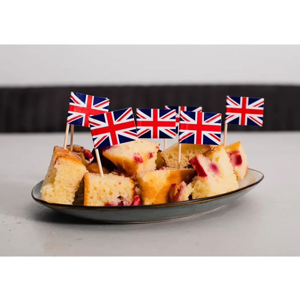 Cocktailflagg UK Union Jack 50 stk