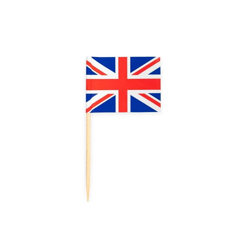 Cocktailflagg UK Union Jack 50 stk