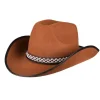 Cowboyhatt barn Brun