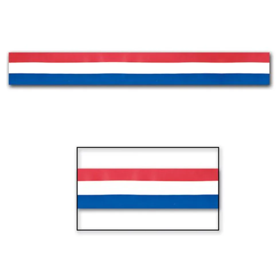 Dekorasjonstape, Rødt/Hvitt/Blått
