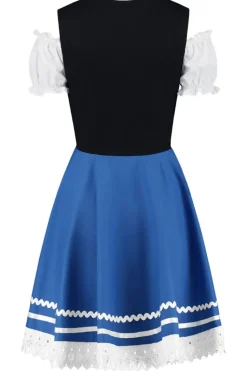 Dirndl Frieda Blå