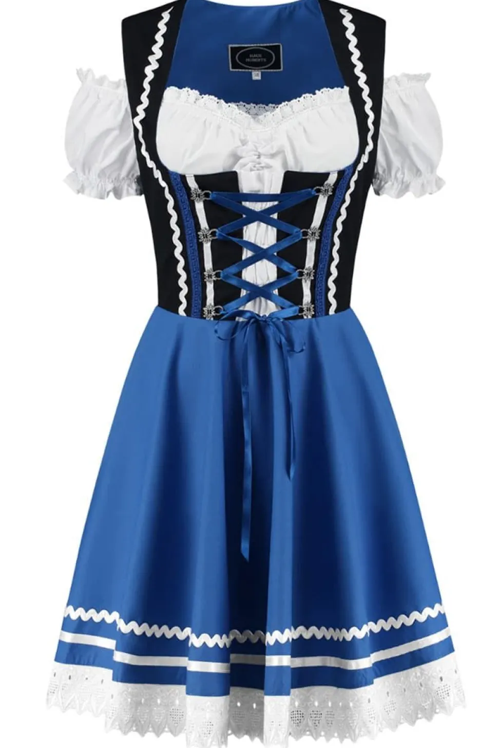 Dirndl Frieda Blå
