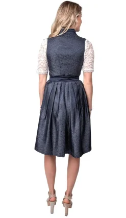 Dirndl Gisela Blå