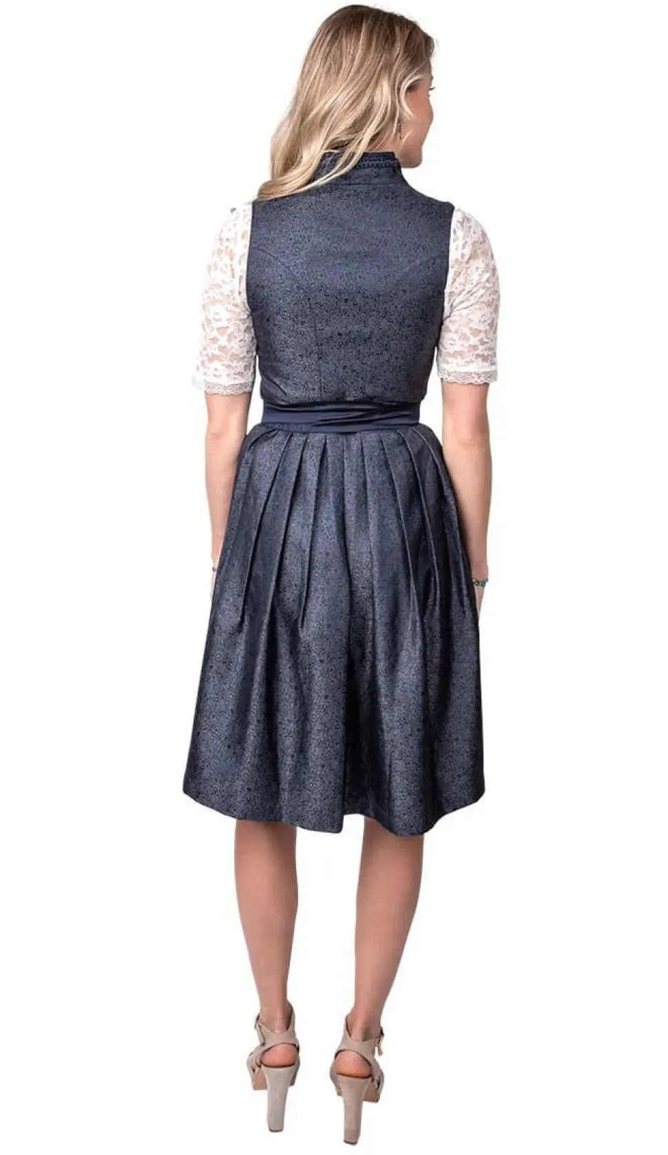 Dirndl Gisela Blå