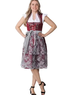 Dirndl Liesel Rød