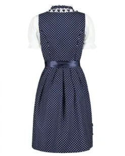 Dirndl Polkadot Blå