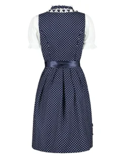 Dirndl Polkadot Blå