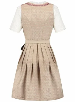 Dirndl Sophia Champagne og Rosa