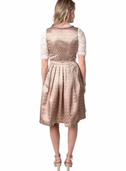 Dirndl Sophia Champagne og Rosa
