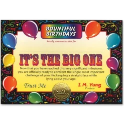 Dobbelt Kort Sertifikat It's the Big One