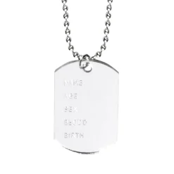 Dog Tag Halskjede