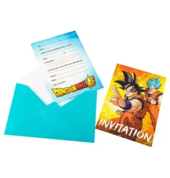 Dragon Ball Z Invitasjoner 8 stk