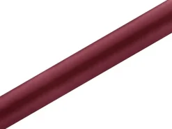 Dyp Rød Sateng bordløper, 0,36 x 9m