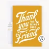 Evighetskort Musikk, med Glitter, Thank You For Being a Friend