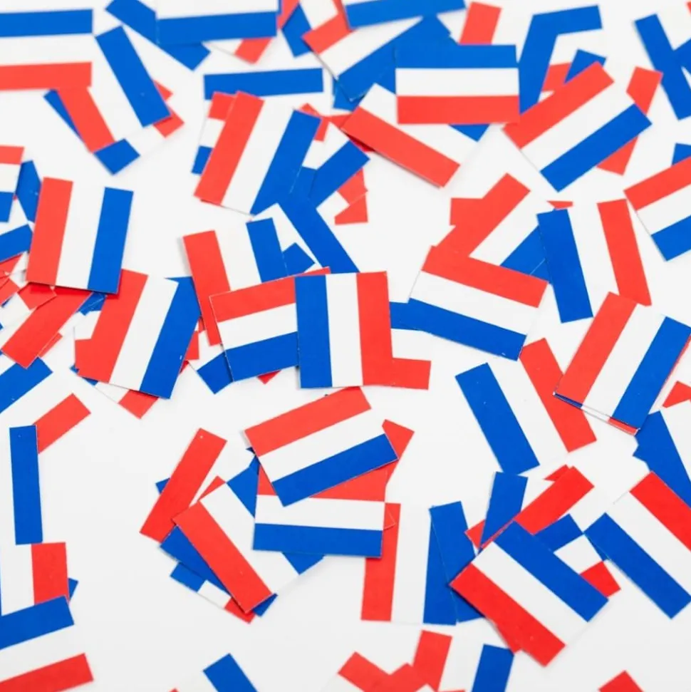 Flaggkonfetti Nederland, 150 stk