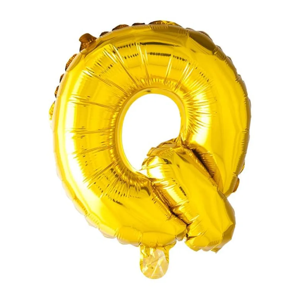 Folieballong Bokstav Gull 41cm