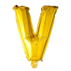 Folieballong Bokstav Gull 41cm